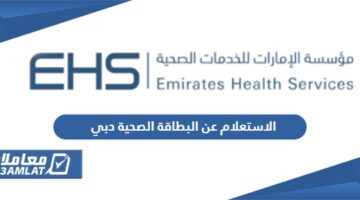 الاستعلام عن البطاقة الصحية دبي